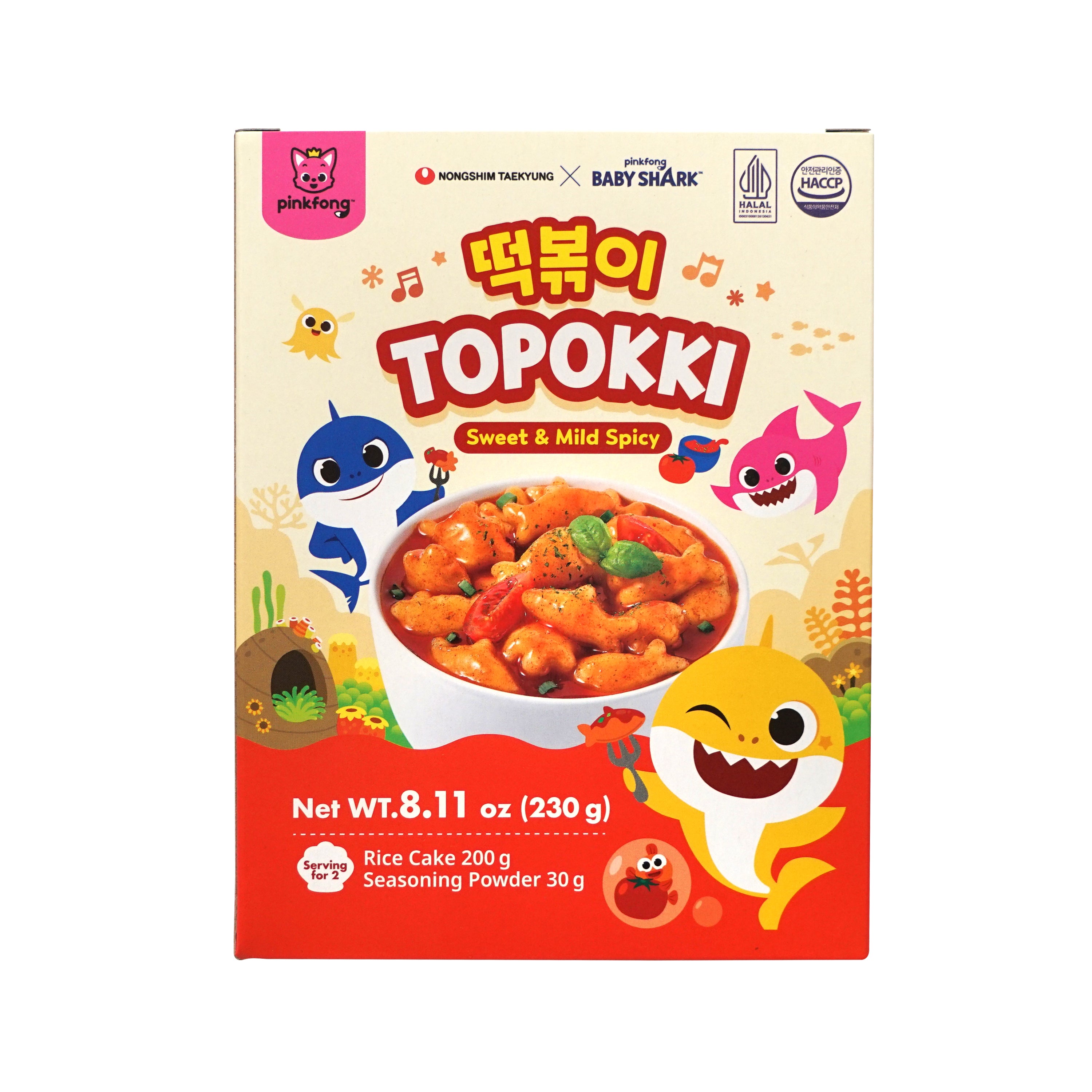 Baby Shark Tteokbokki — Sweet & Mild – Front