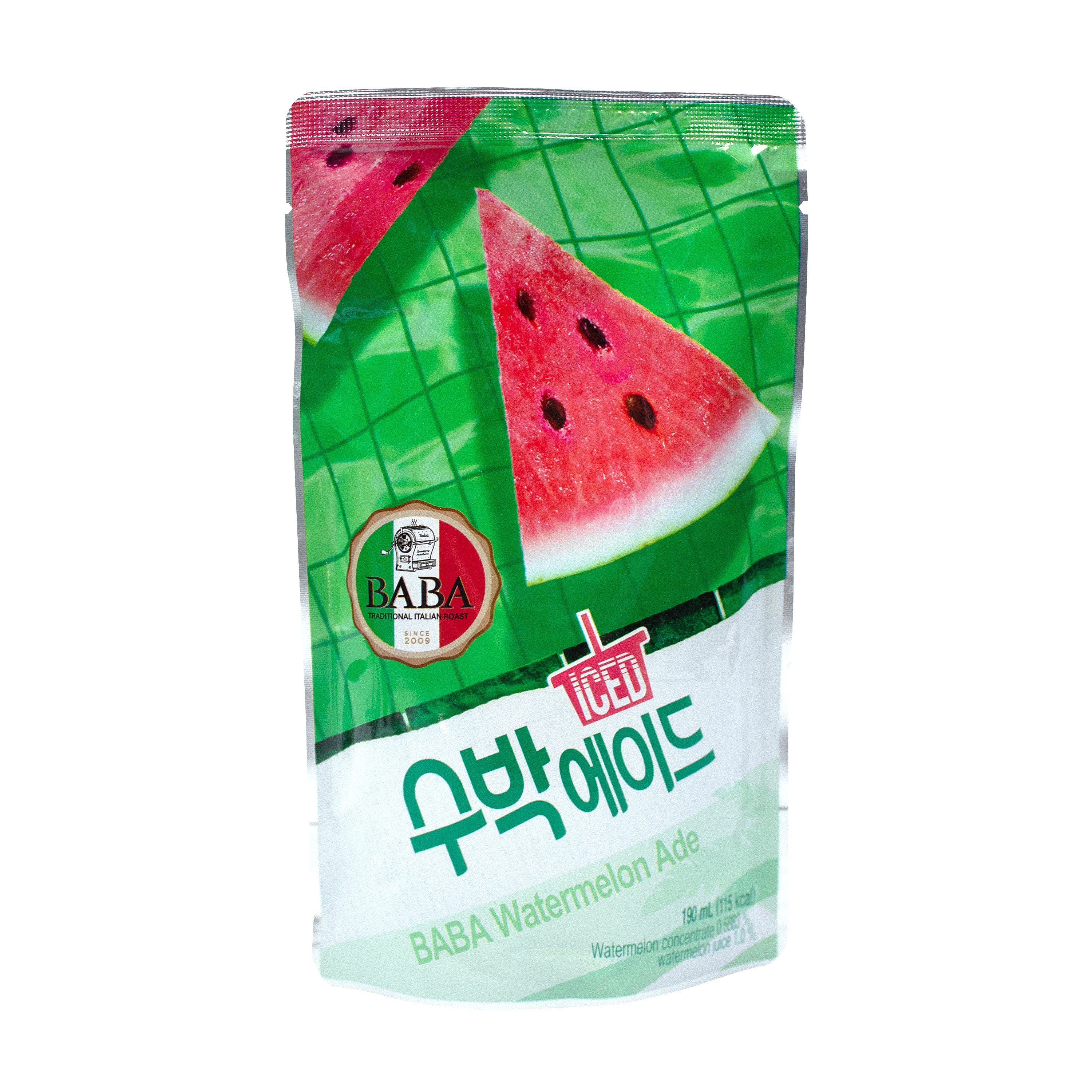 Watermelon Ade — Sparkling Watermelon Drink – Front