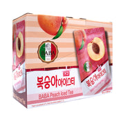 Peach Iced Tea — Peach flavored iced tea drink – Angle