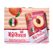 Peach Iced Tea — Peach flavored iced tea drink – Front