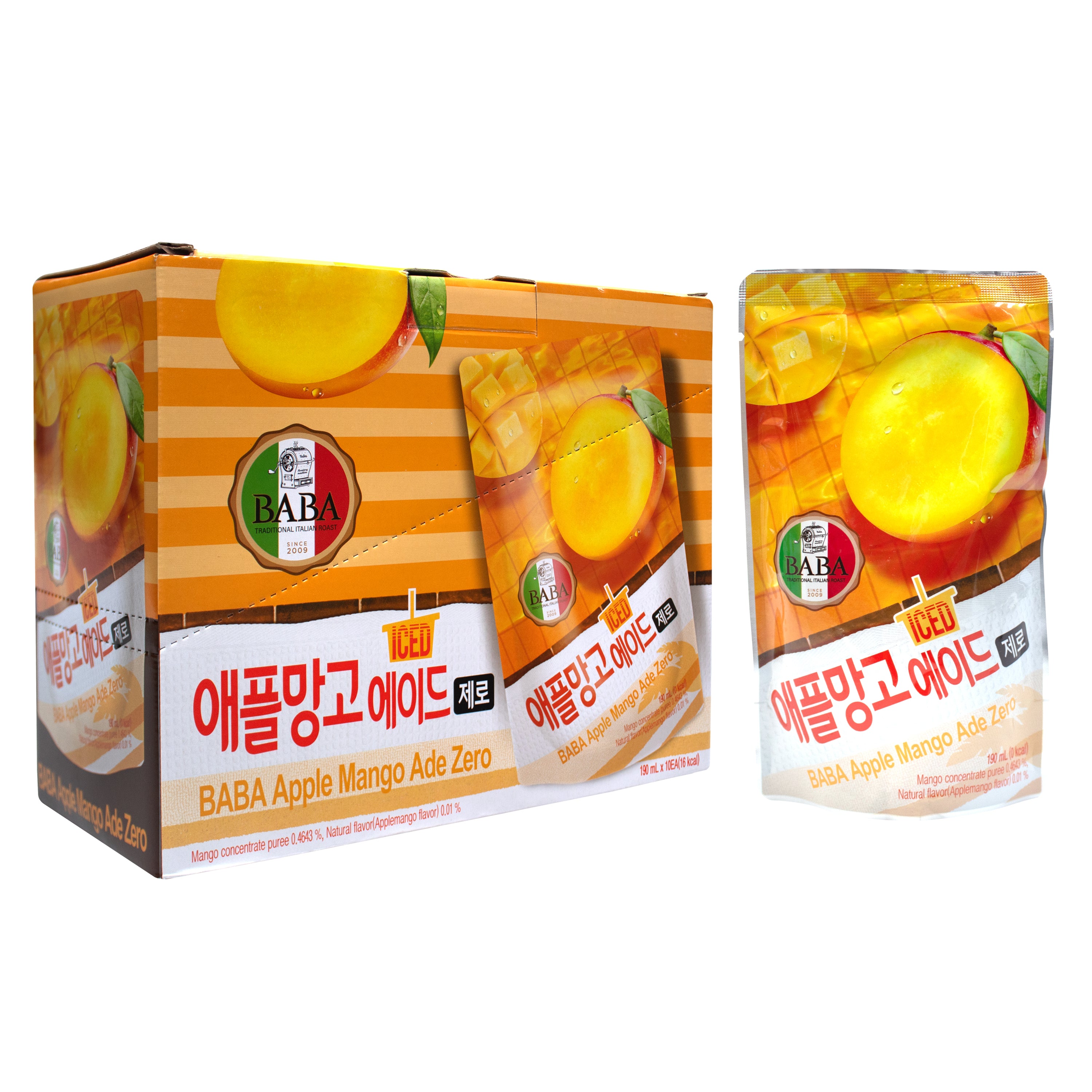 BABA Apple Mango Ade — Apple Mango Ade Zero Calorie Drink – Main