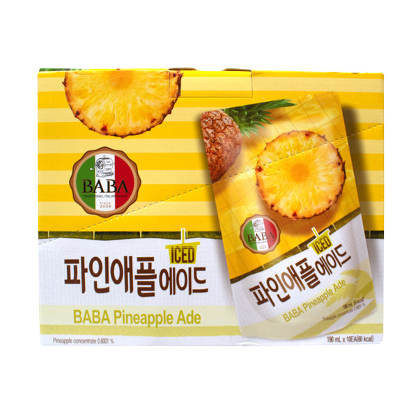 Pineapple Ade — Pineapple flavored ade drink – Front