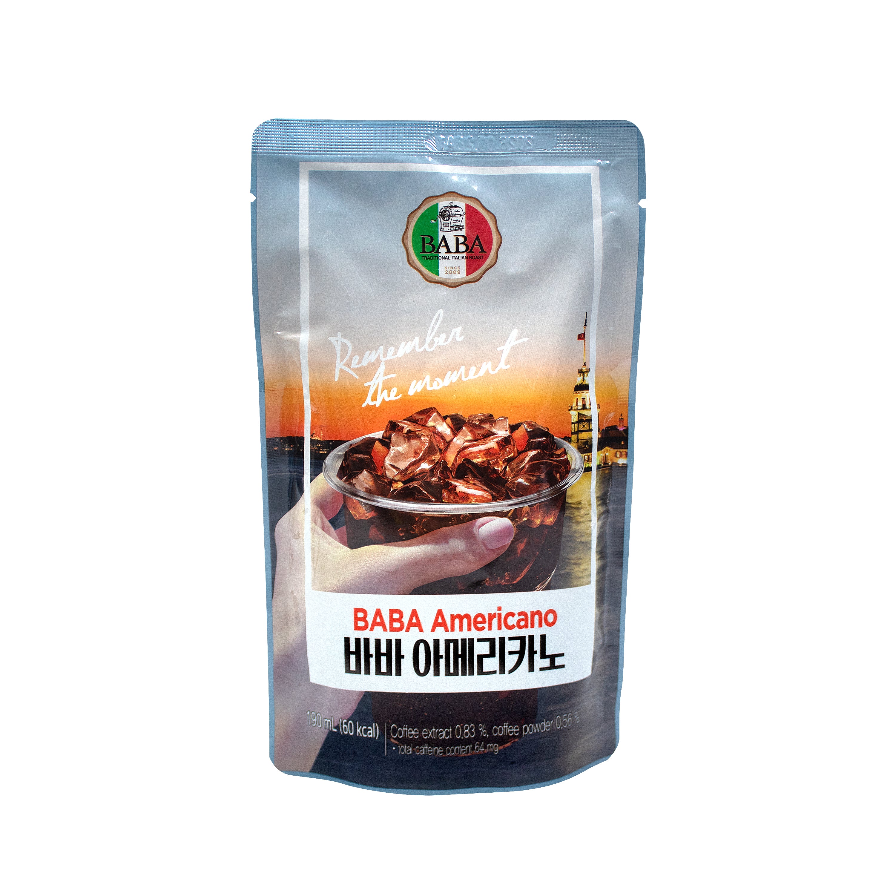 BABA Americano — Korean Canned Americano Coffee Drink – Front