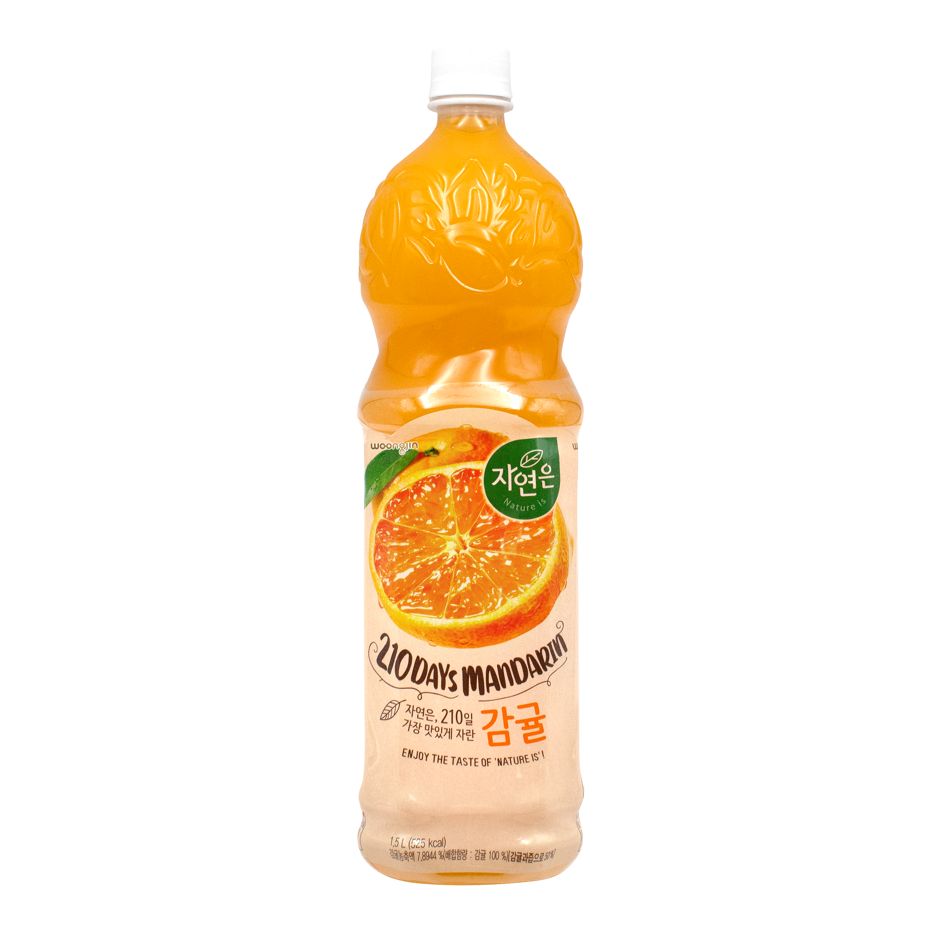 Nature Tangerine Drink — Natural tangerine fruit drink – Front