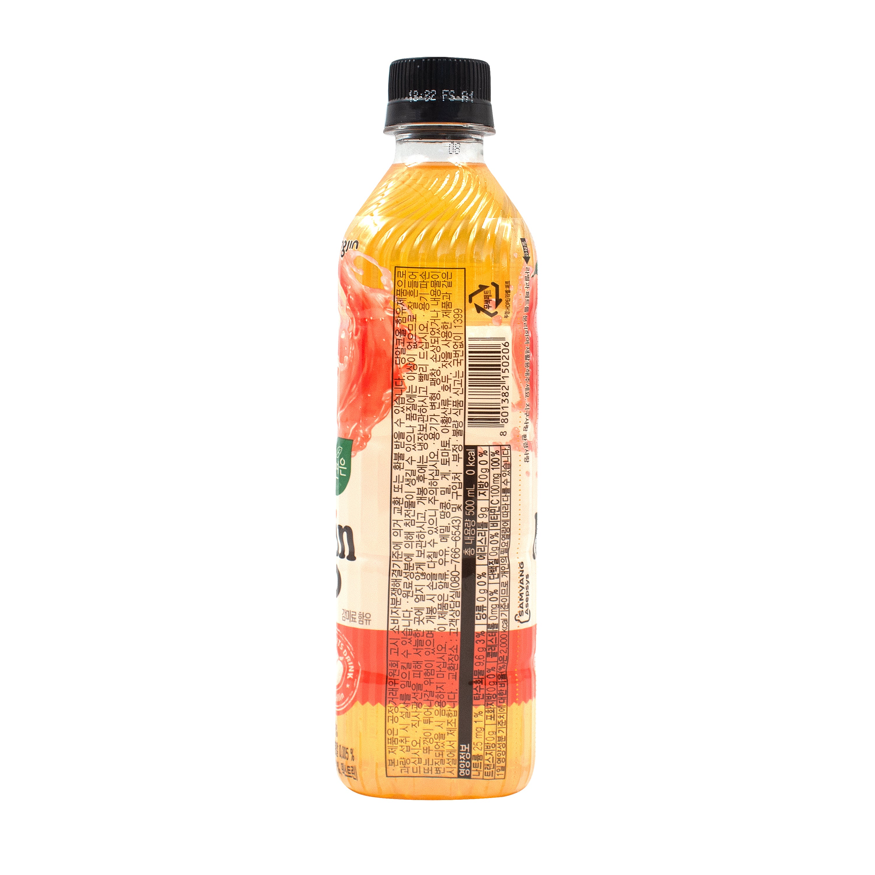 Nature Dried Peach Drink — Natural extra-dried peach fruit drink – Back