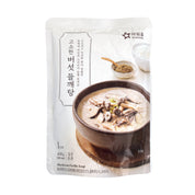 Mushroom Perilla Soup — Mushroom and Perilla Seed Soup – Front