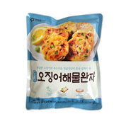 Squid Seafood Patty — Frozen Thick-Cut Squid Seafood Patty – Front