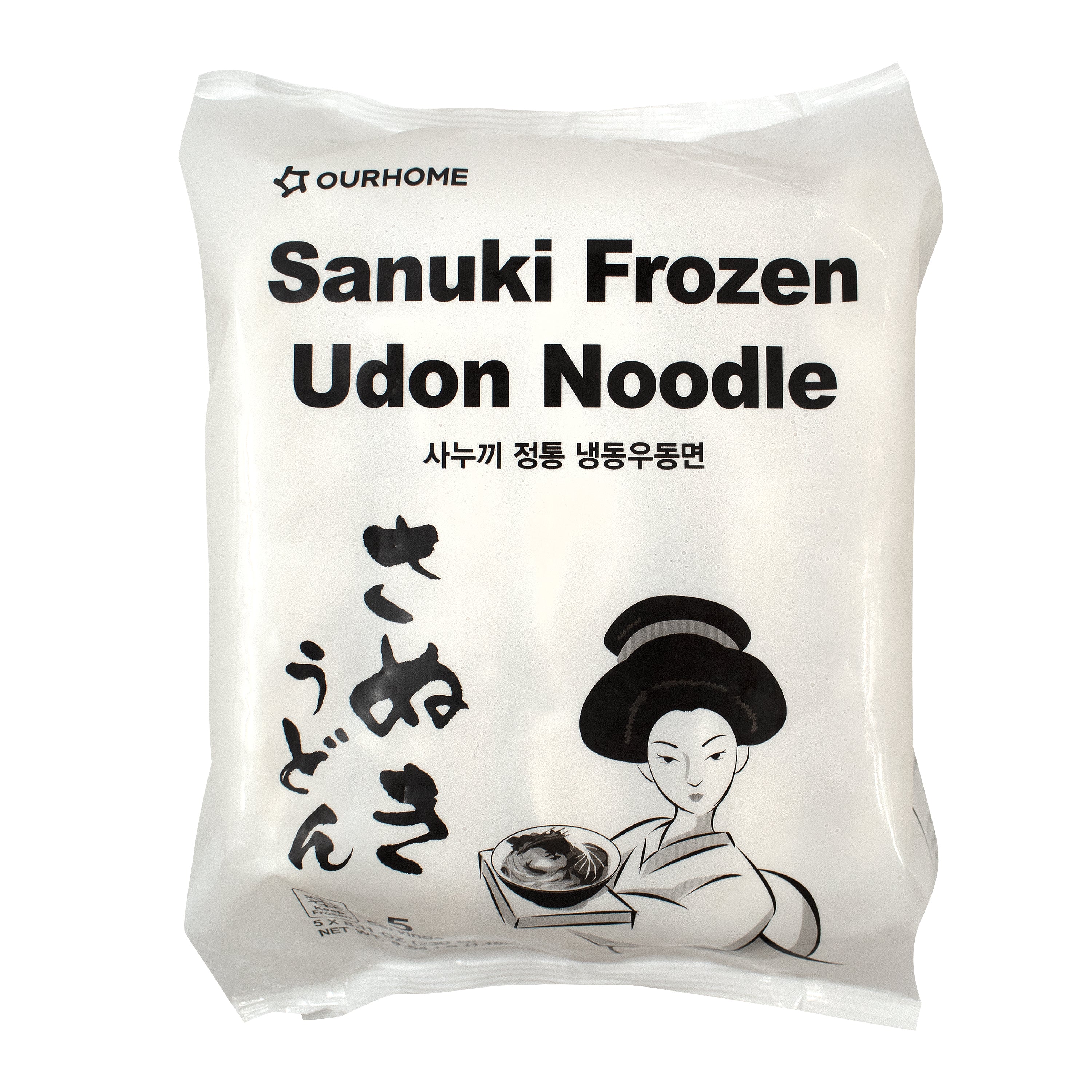 Sanuki Udon — Frozen Sanuki-Style Udon Noodle – Front