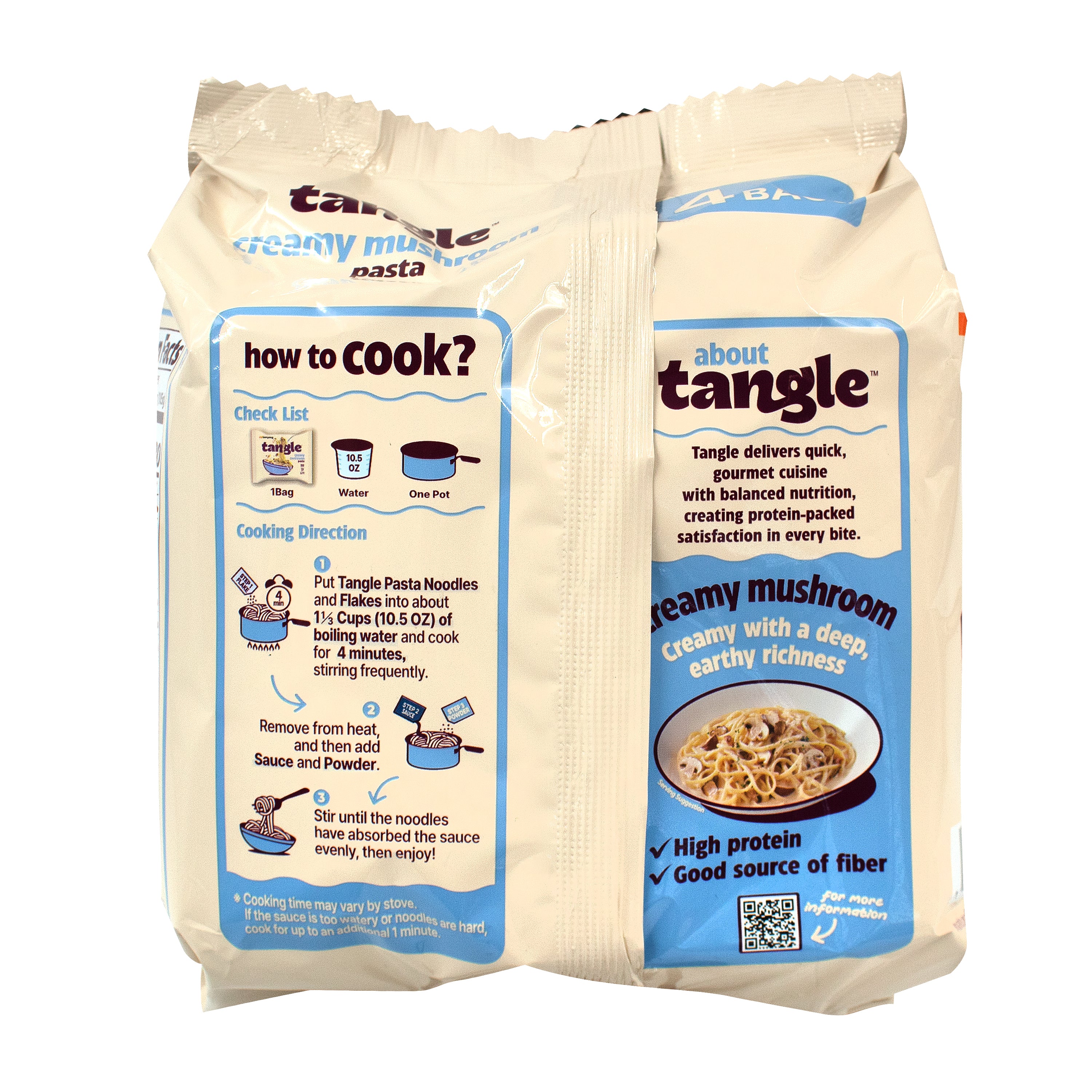 Tangle — Creamy Mushroom – Back