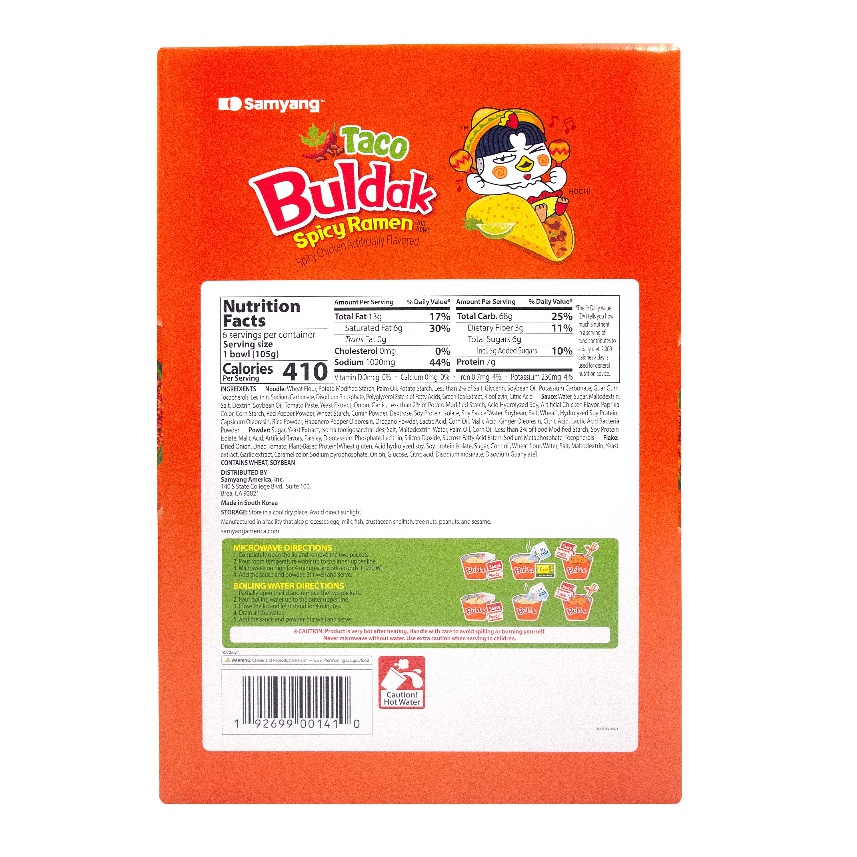 Buldak — Taco Big Bowl – Back