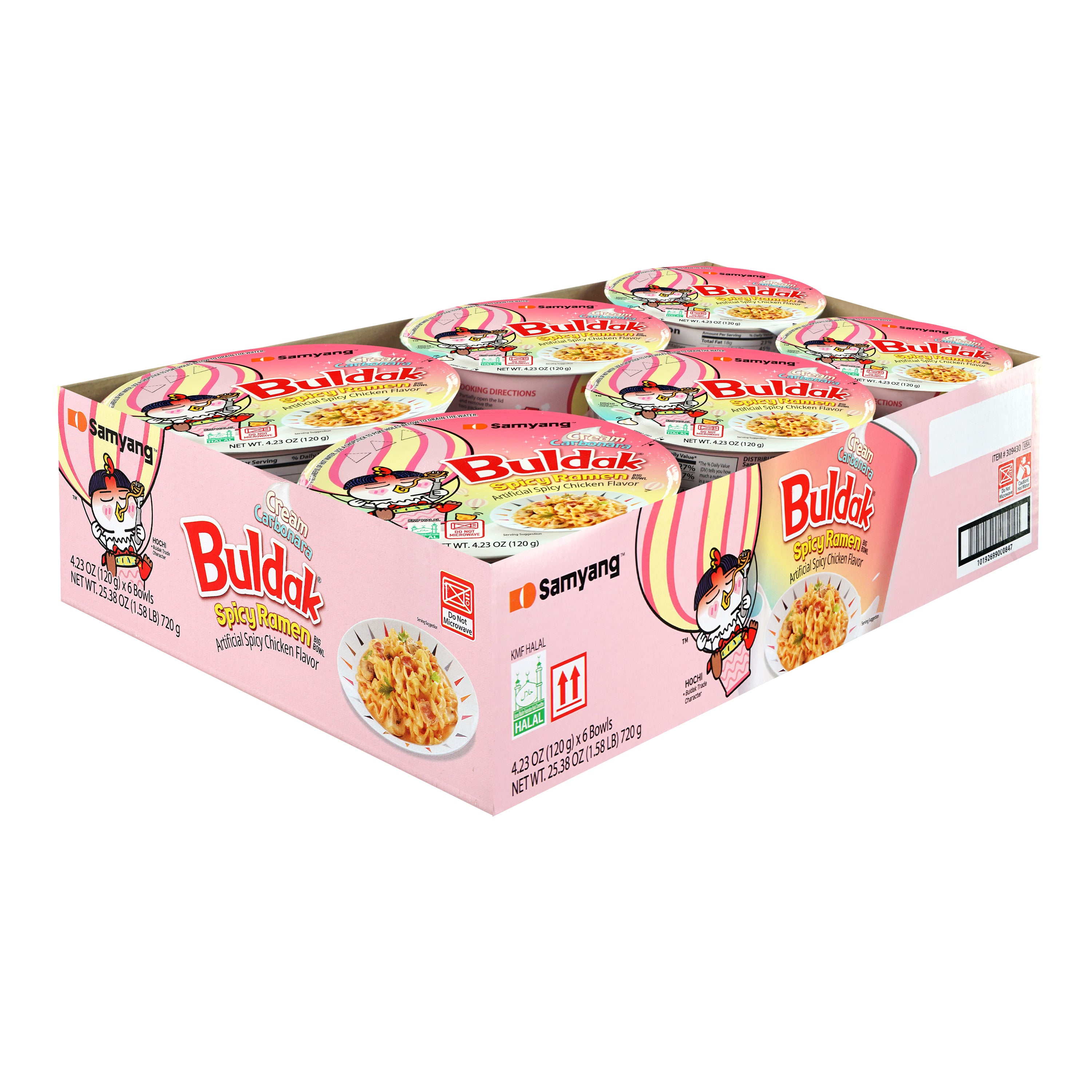 Buldak — Cream Carbonara Big Bowl – Angle