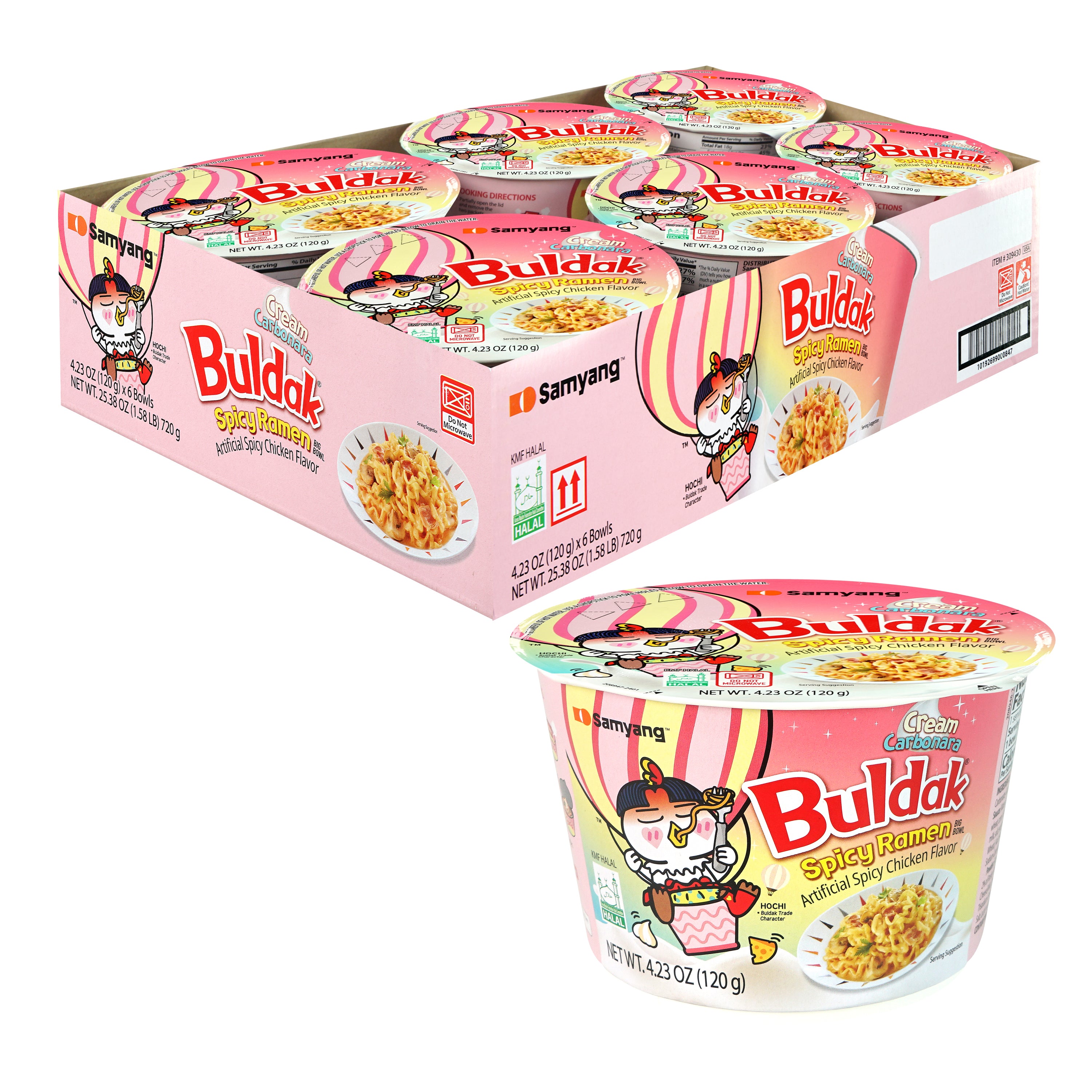 Buldak — Cream Carbonara Big Bowl – Main