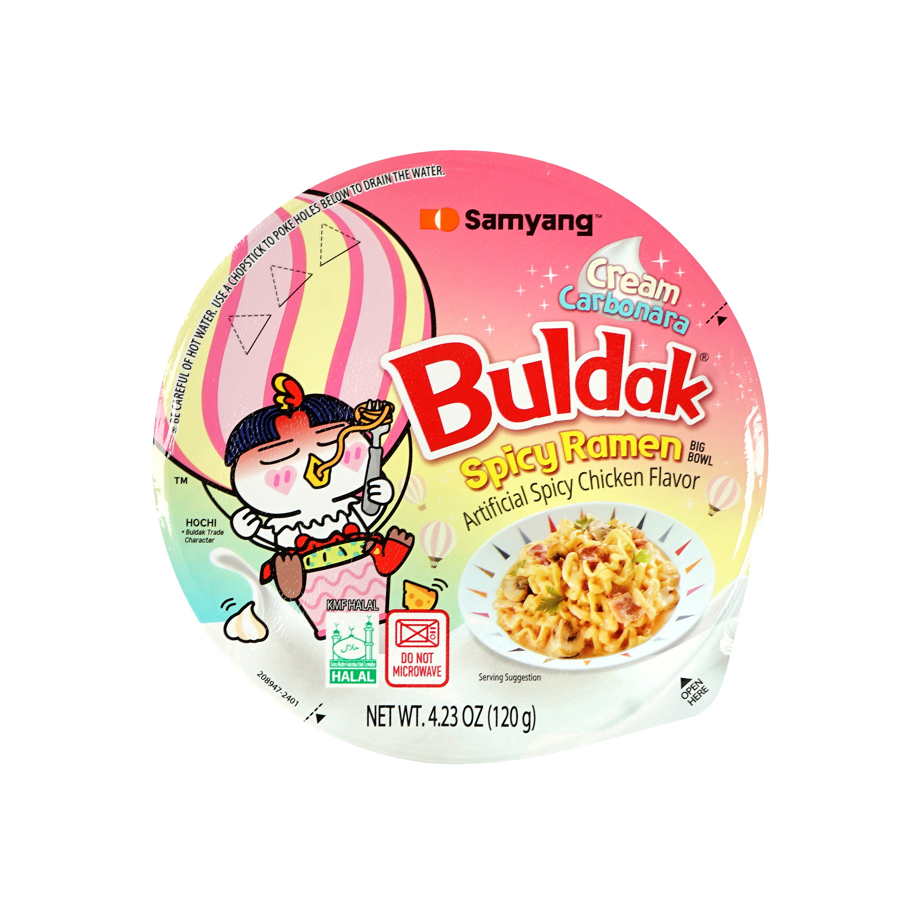 Buldak — Cream Carbonara Big Bowl – Top