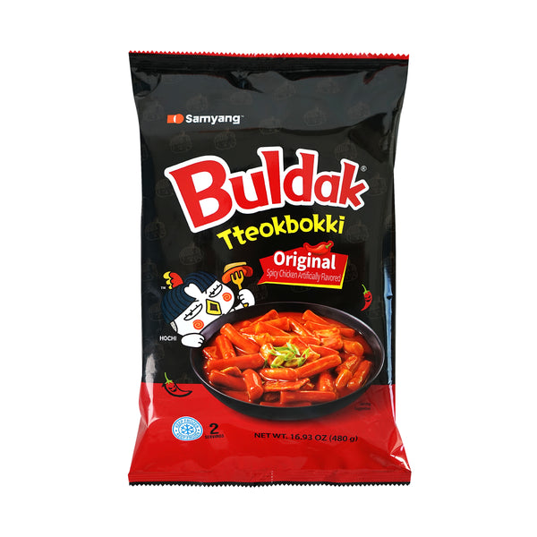 Buldak Tteokbokki — Frozen Spicy Chicken Rice Cake – Front