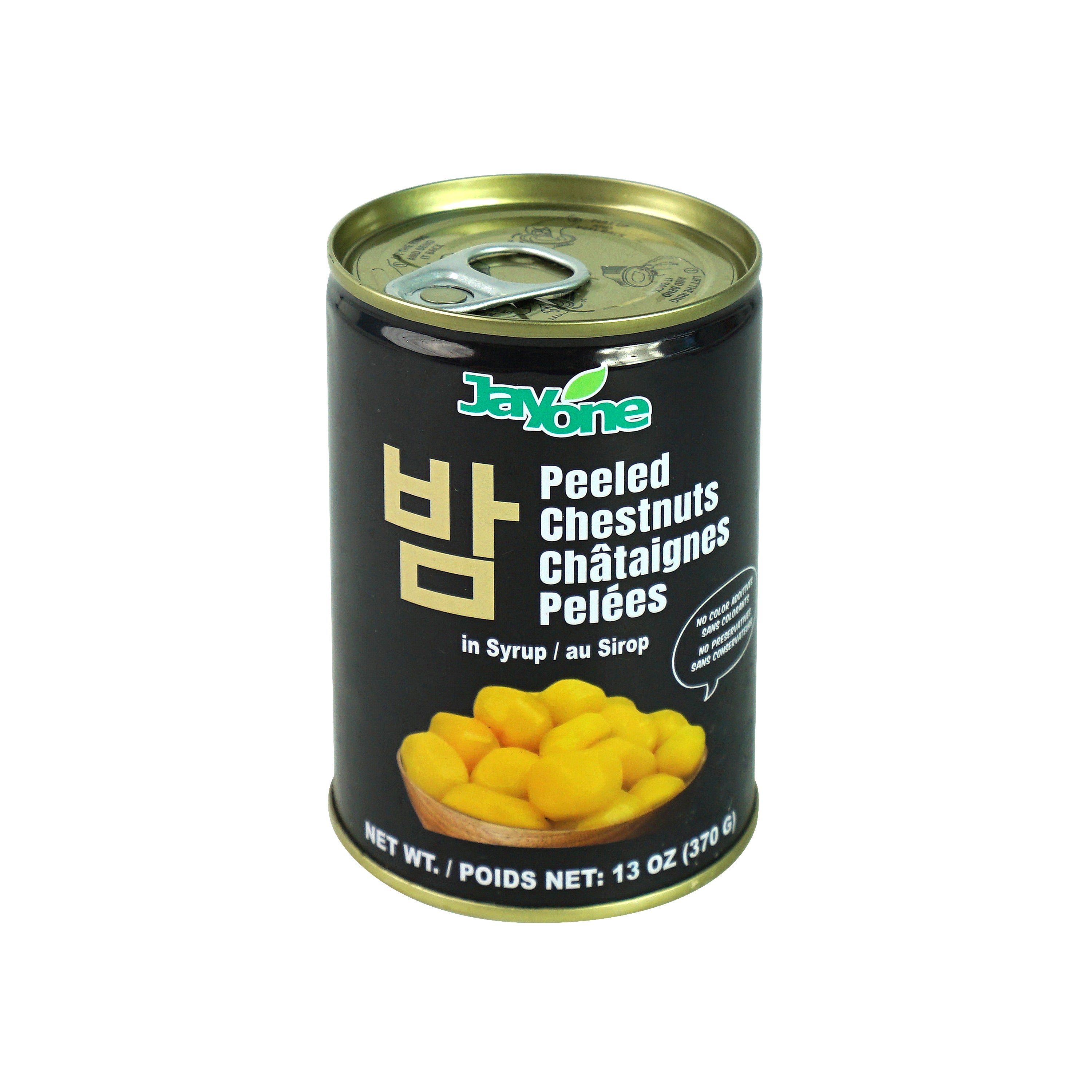 Chestnut in Syrup — Peeled Chestnut Preserved in Syrup – Angle