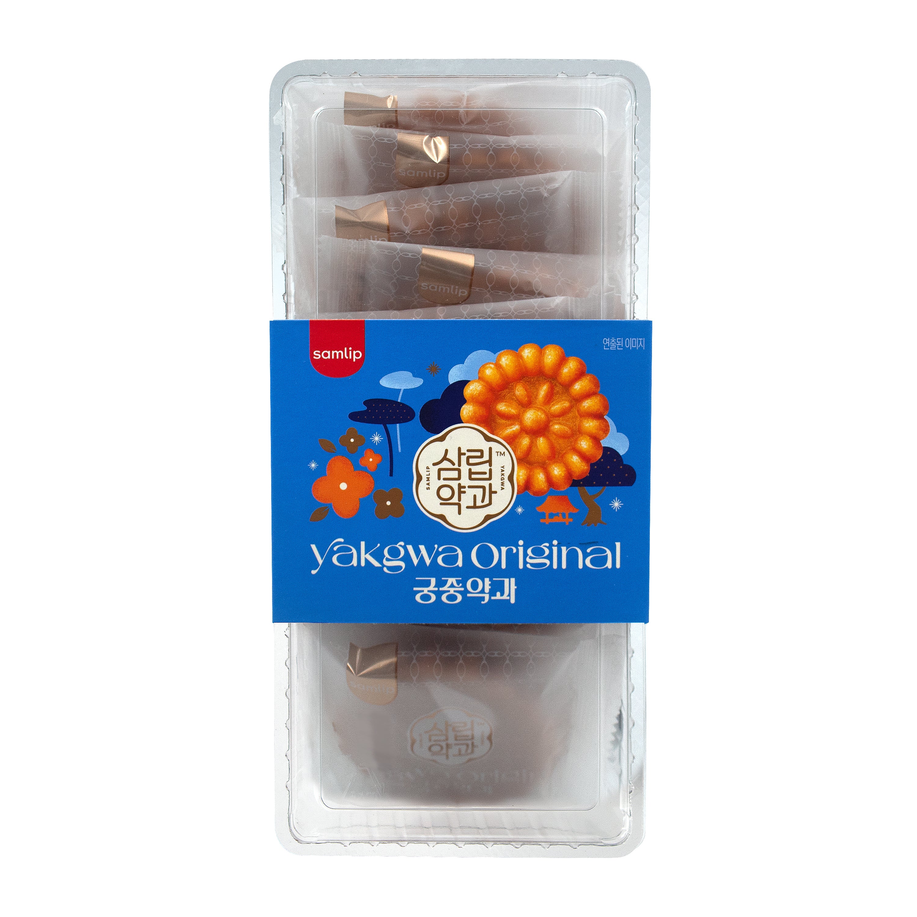 Royal Yakgwa — Royal Honey Korean Deep-Fried Cookies – Front