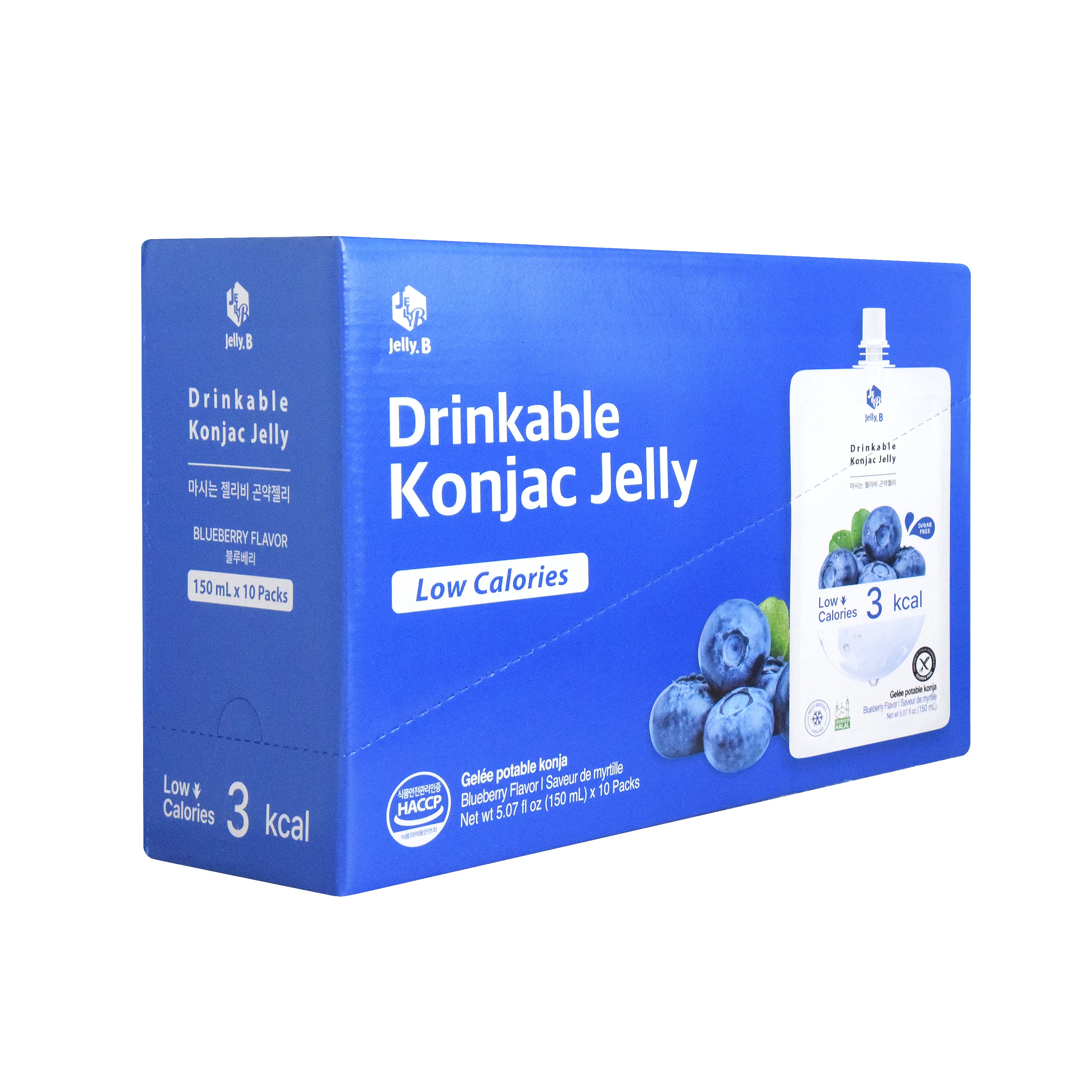 Jelly B Konjac Drink — Blueberry – Angle