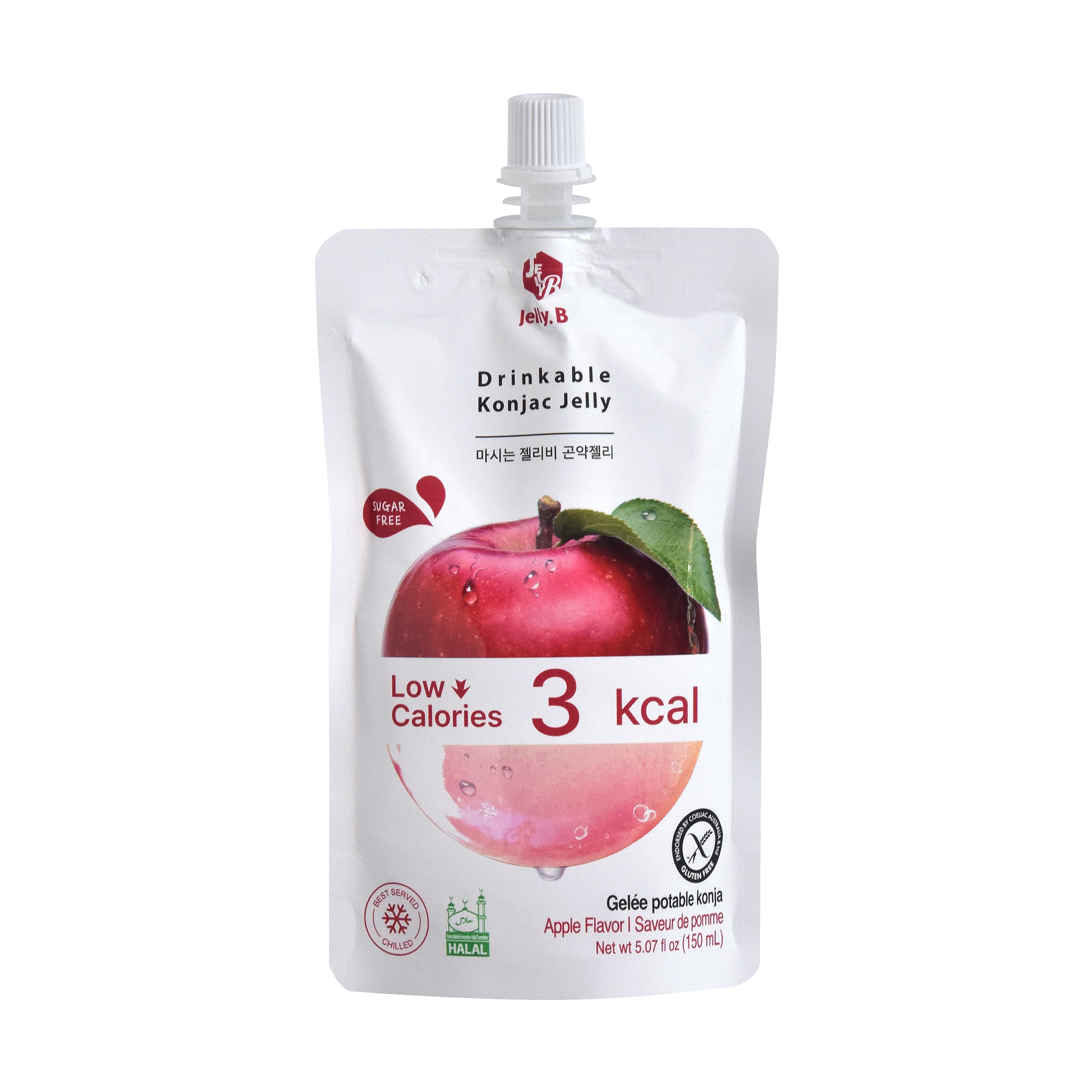 Jelly B Konjac Drink — Apple – Front