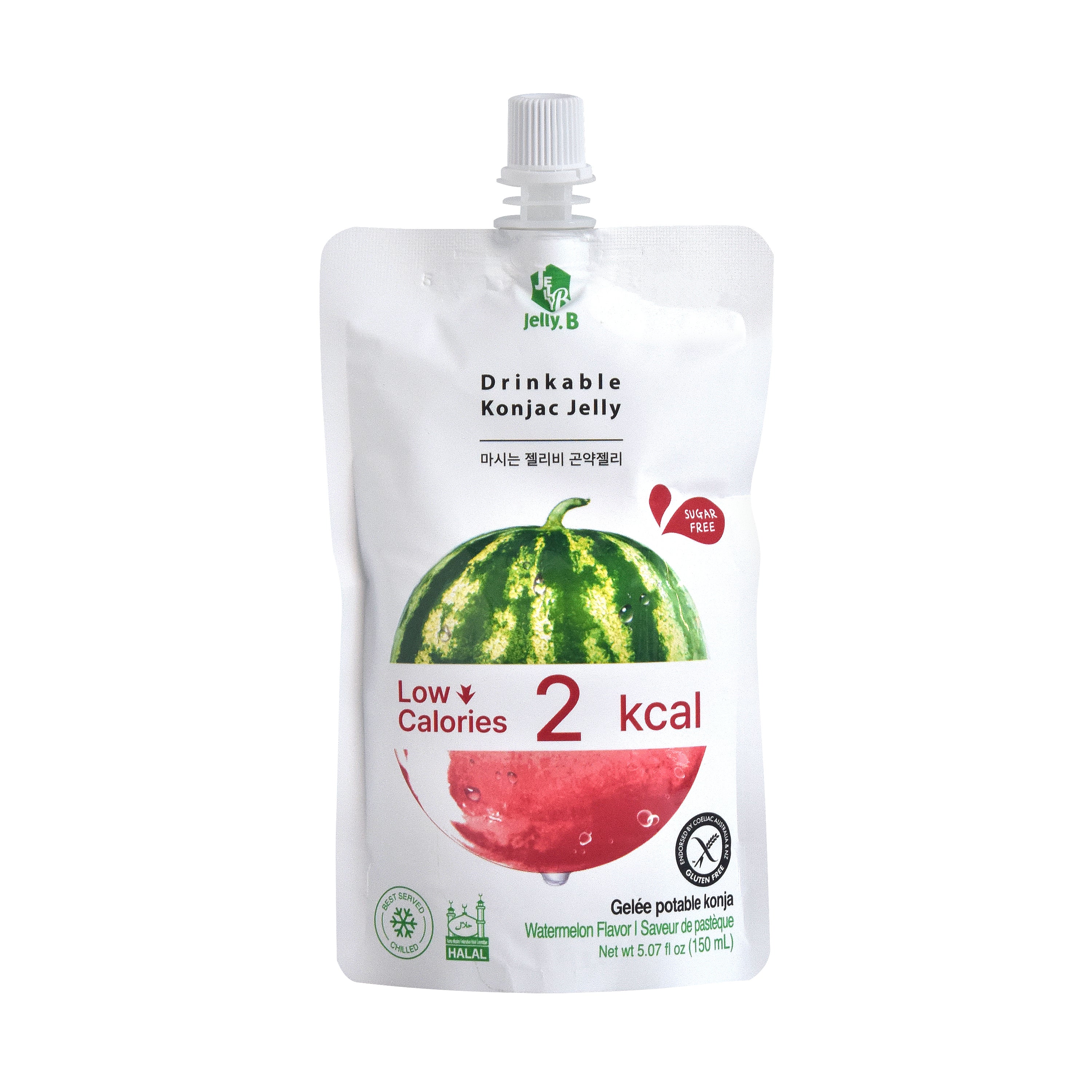 Jelly B Konjac Drink — Watermelon – Front
