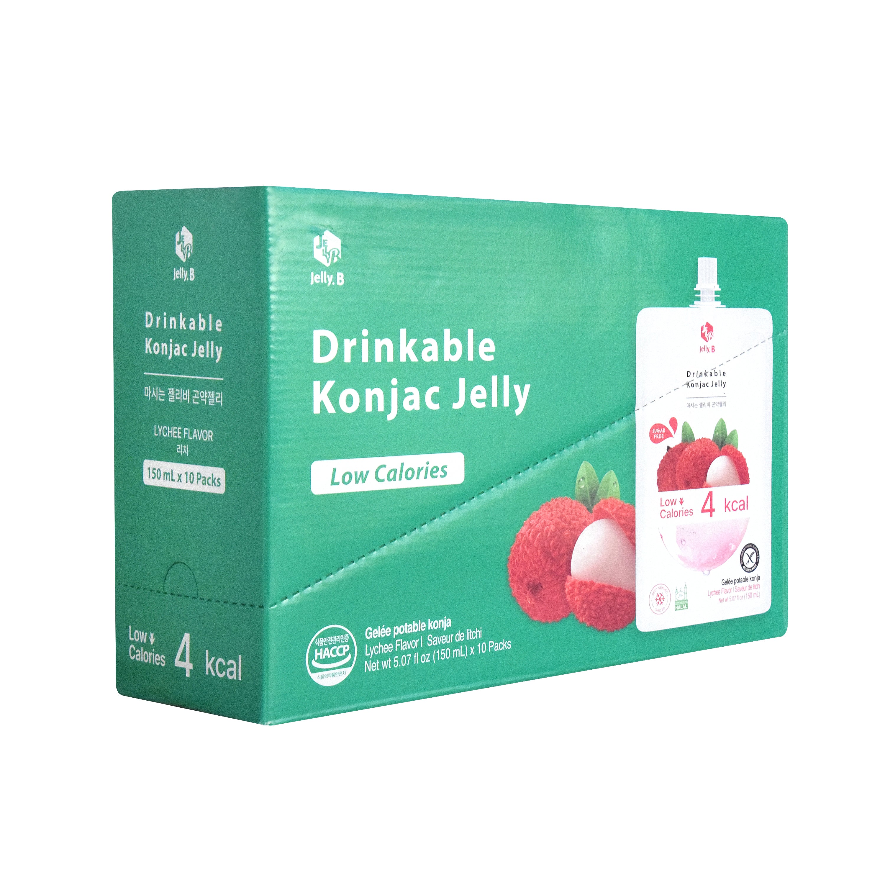 Jelly B Konjac Drink — Lychee – Angle