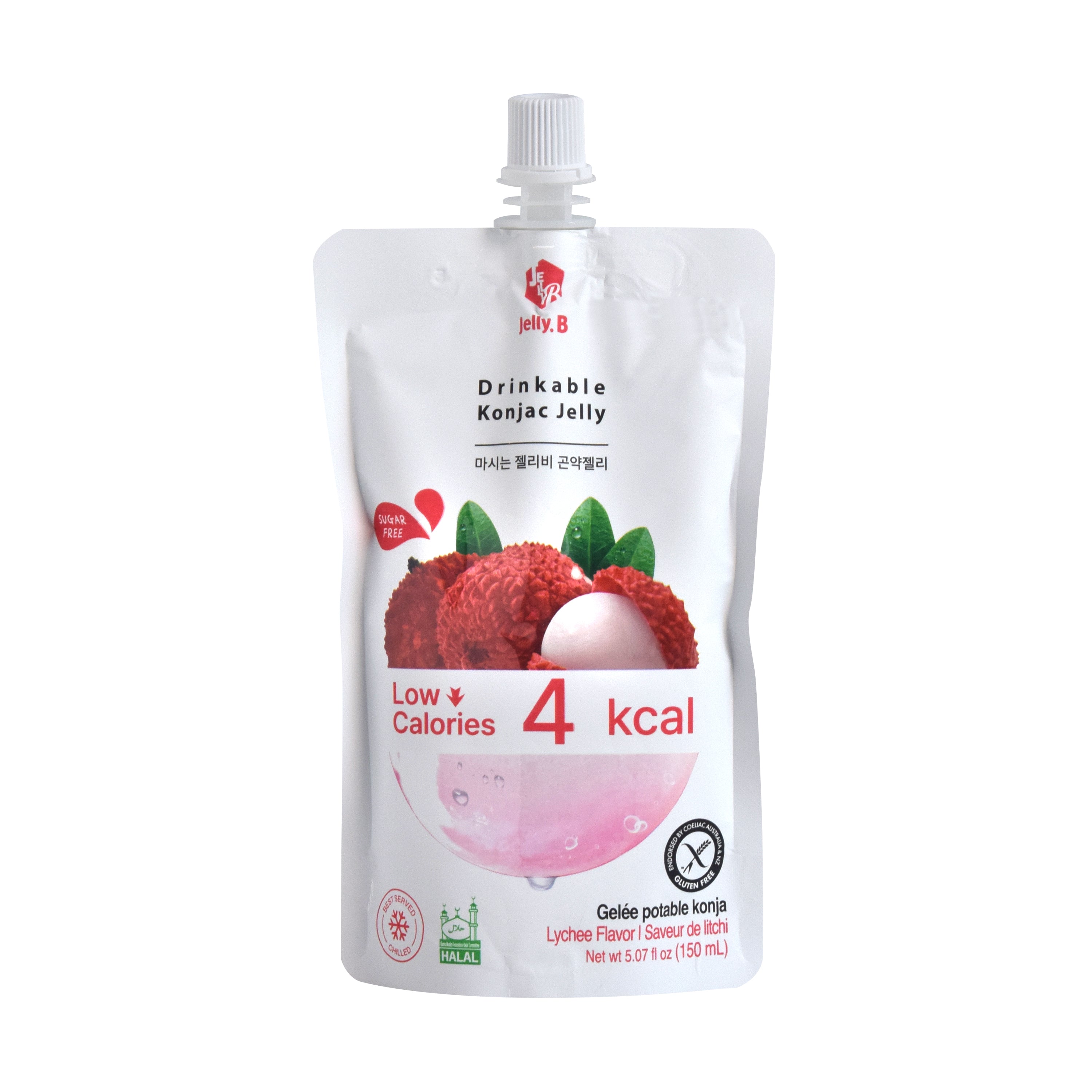 Jelly B Konjac Drink — Lychee – Front