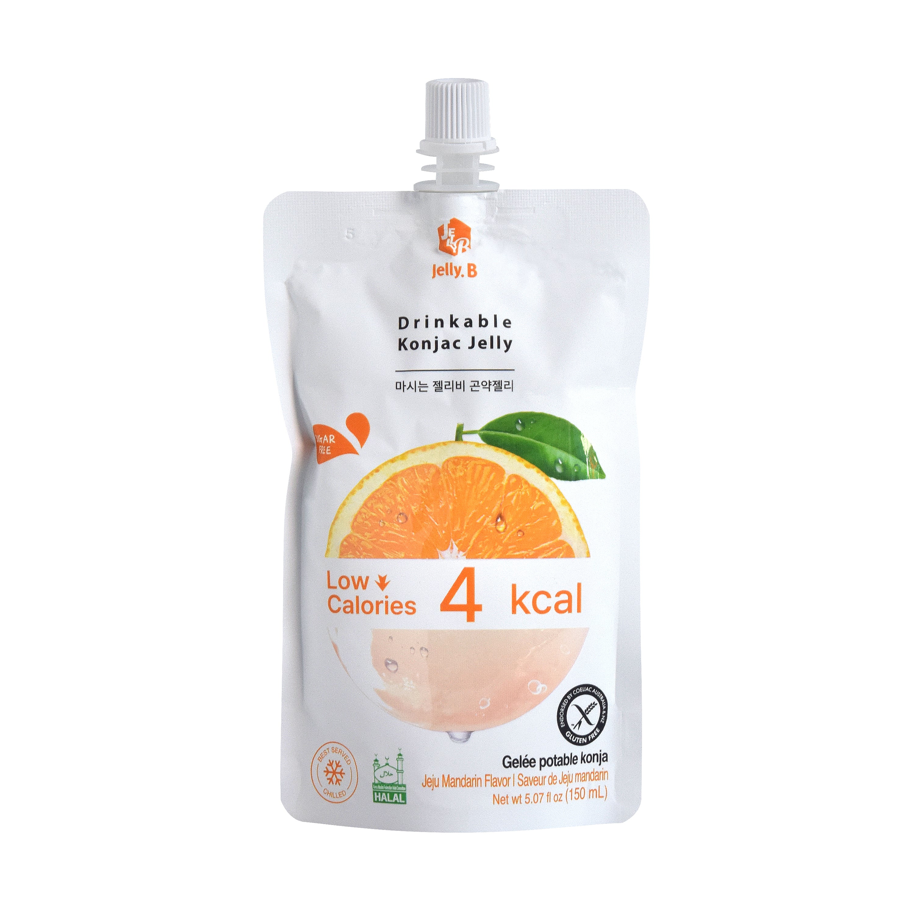 Jelly B Konjac Drink — Mandarin – Front