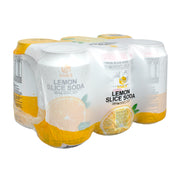 Lemon Slice Soda — Sparkling lemon flavored soda drink – Angle