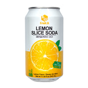 Lemon Slice Soda — Sparkling lemon flavored soda drink – Front