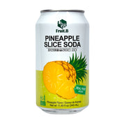 Pineapple Slice Soda — Sparkling pineapple flavored soda drink – Front