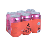 Lychee Pop Soda — Sparkling lychee flavored soda drink