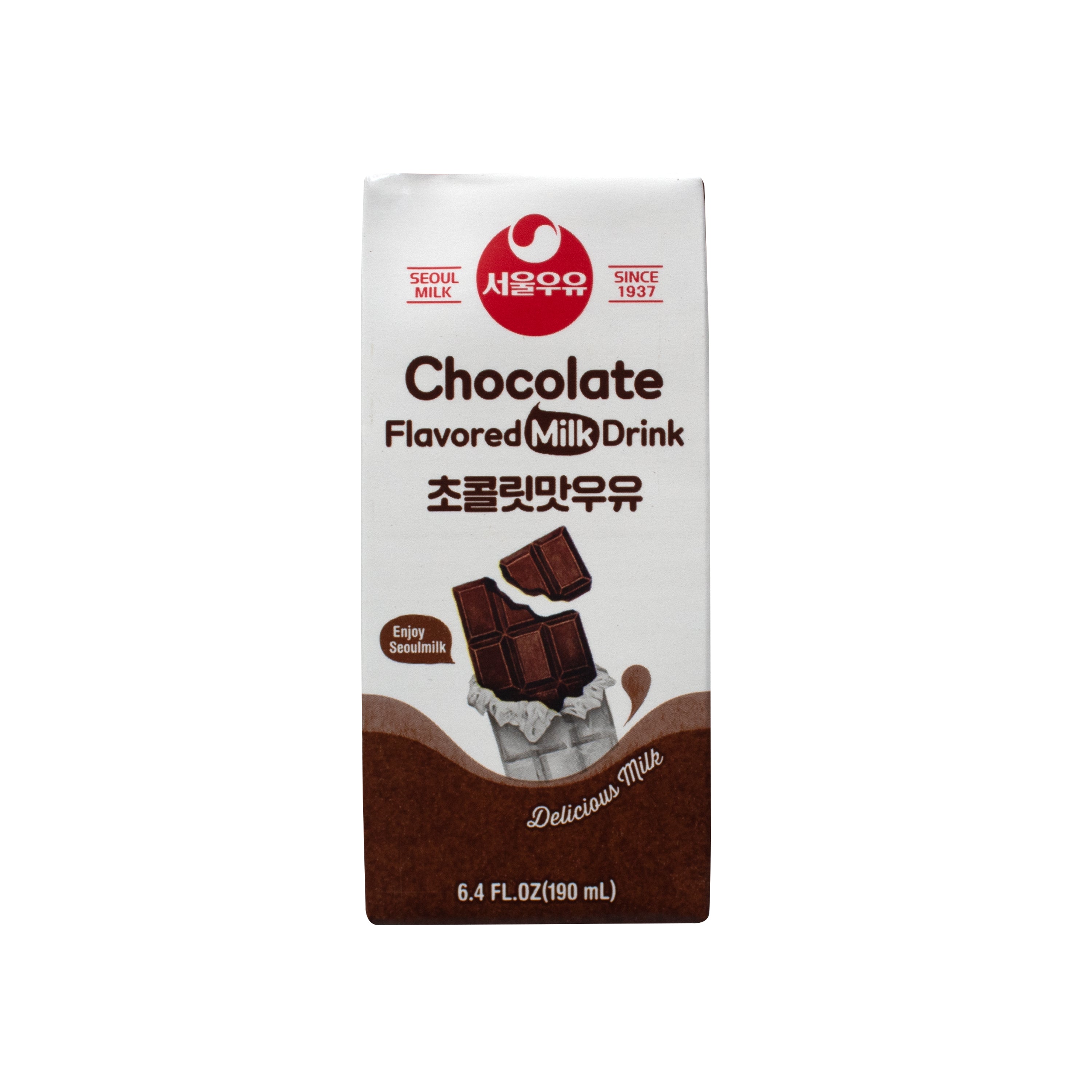 Seoul Chocolate Milk — Seoul Dairy chocolate flavored milk drink – Front