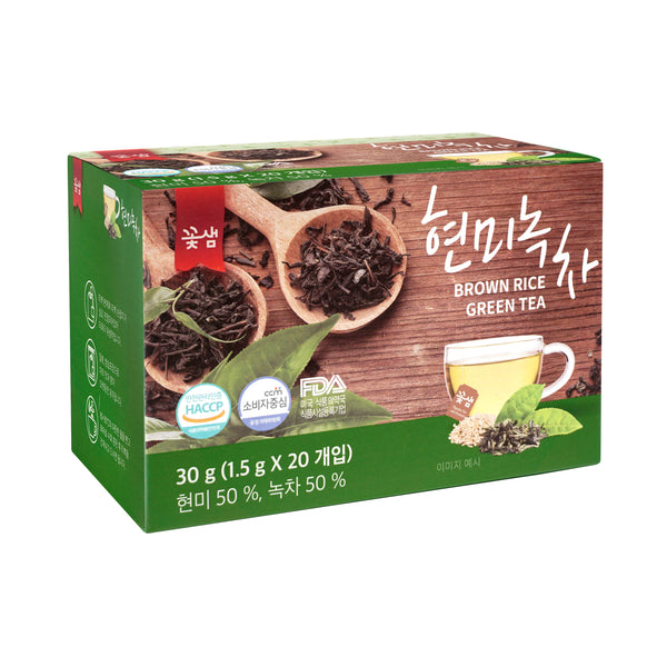 Brown Rice Green Tea — Roasted Brown Rice and Green Tea Blend – Angle