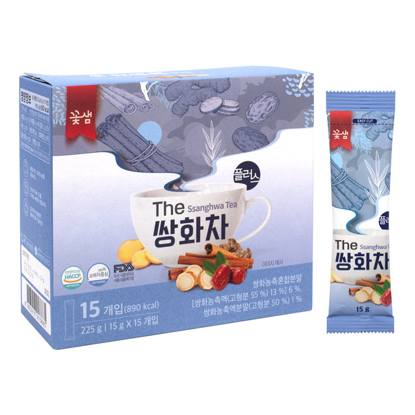 Ssanghwa Tea — Korean black herbal tonic tea bags – Angle