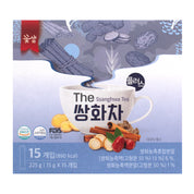 Ssanghwa Tea — Korean black herbal tonic tea bags – Front
