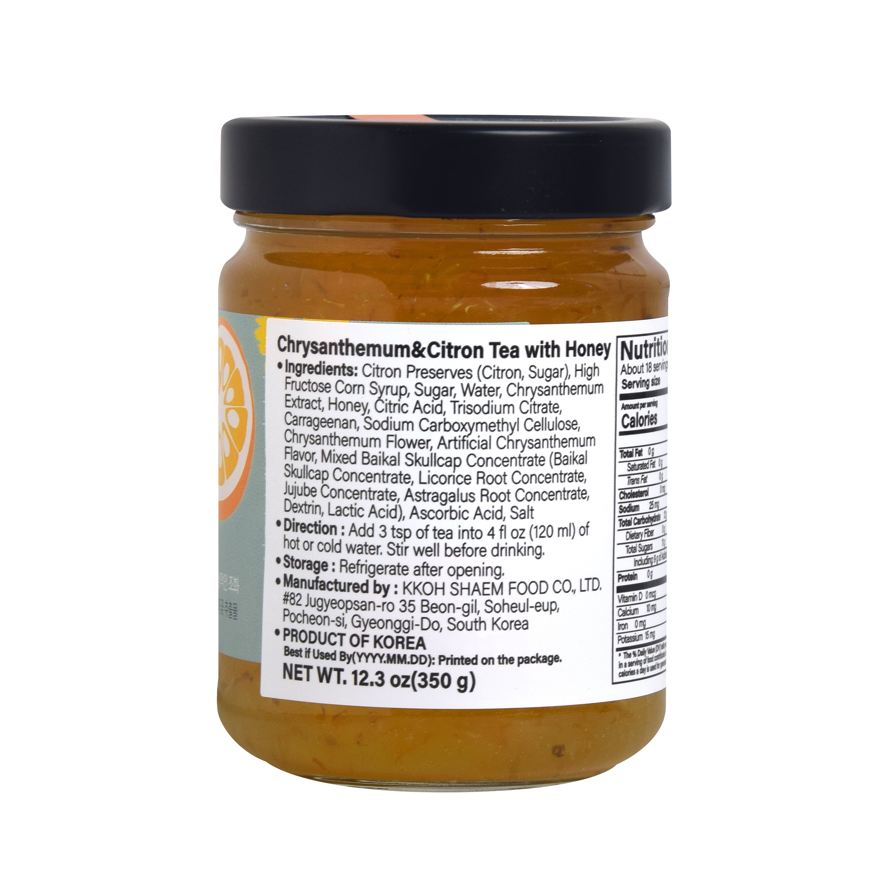 Chrysanthemum Citron Tea — Chrysanthemum and Citron Tea with Honey Marmalade