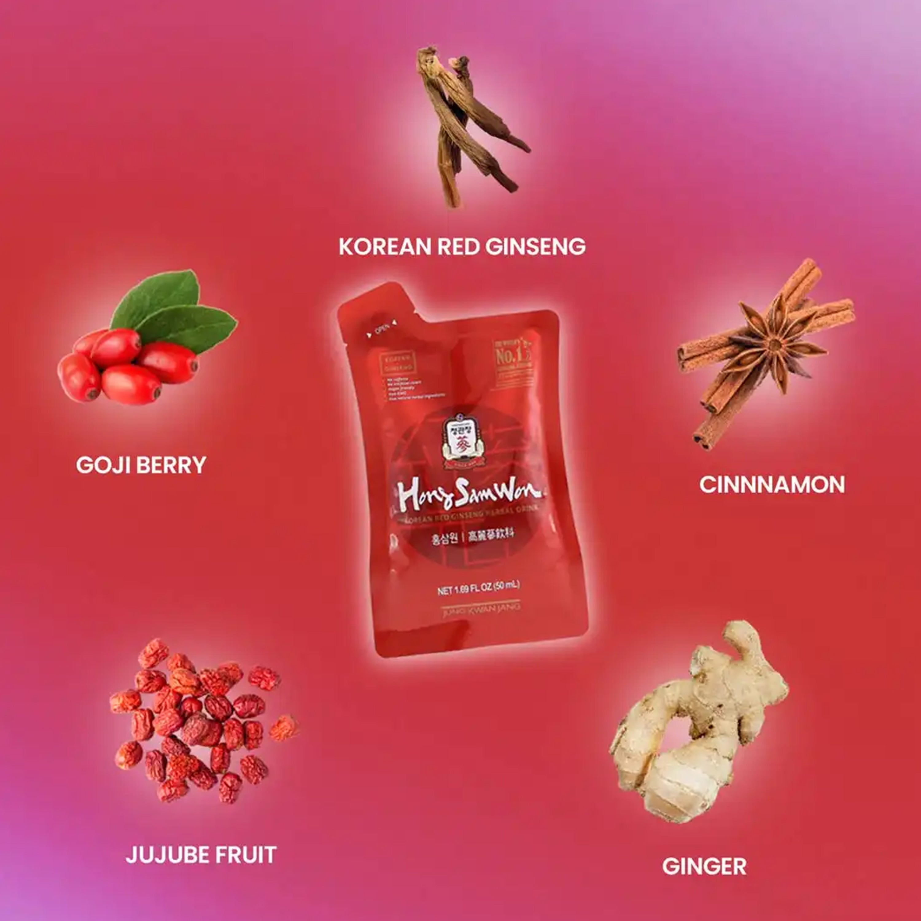 HongSamWon — Korean Red Ginseng Tonic Drink