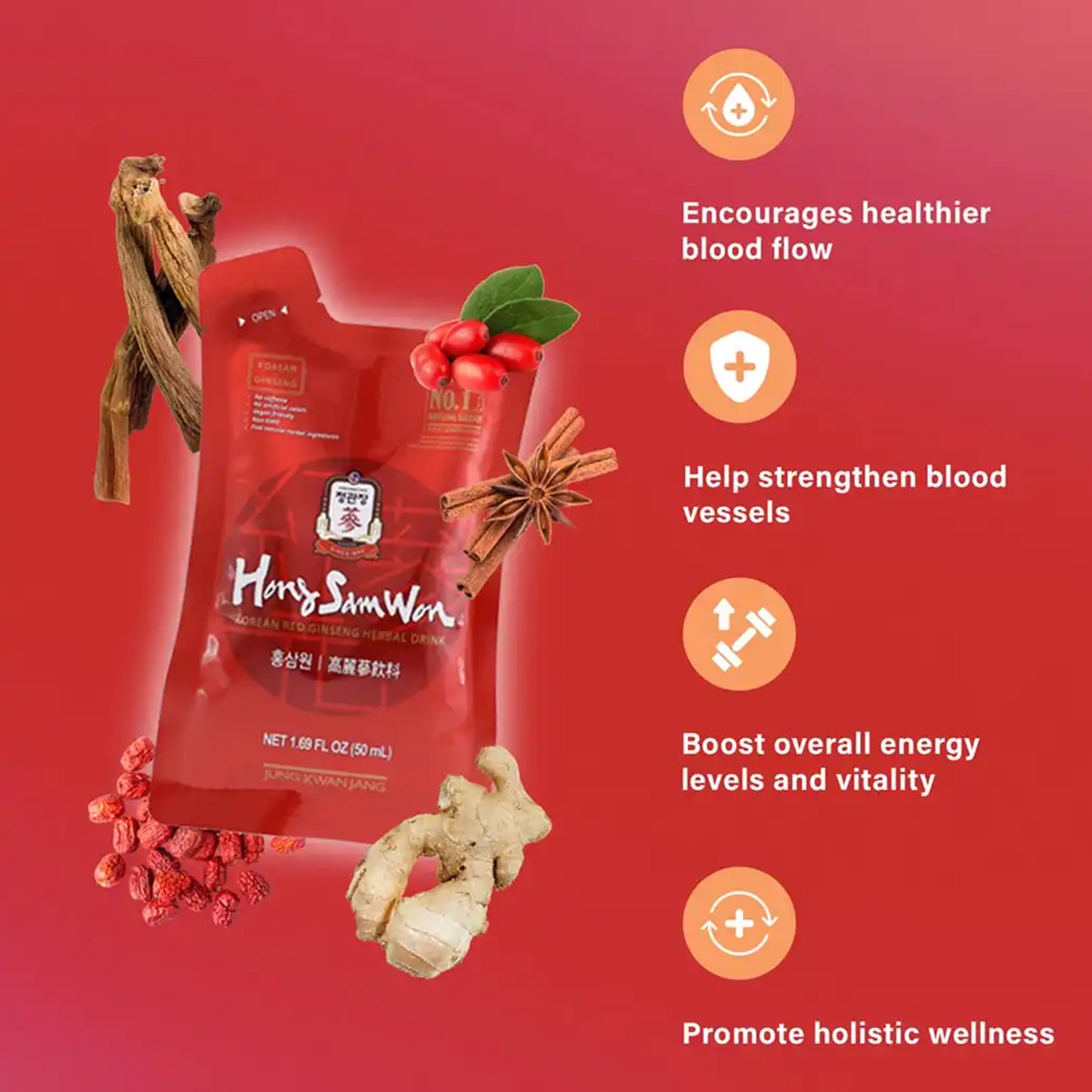 HongSamWon — Korean Red Ginseng Tonic Drink