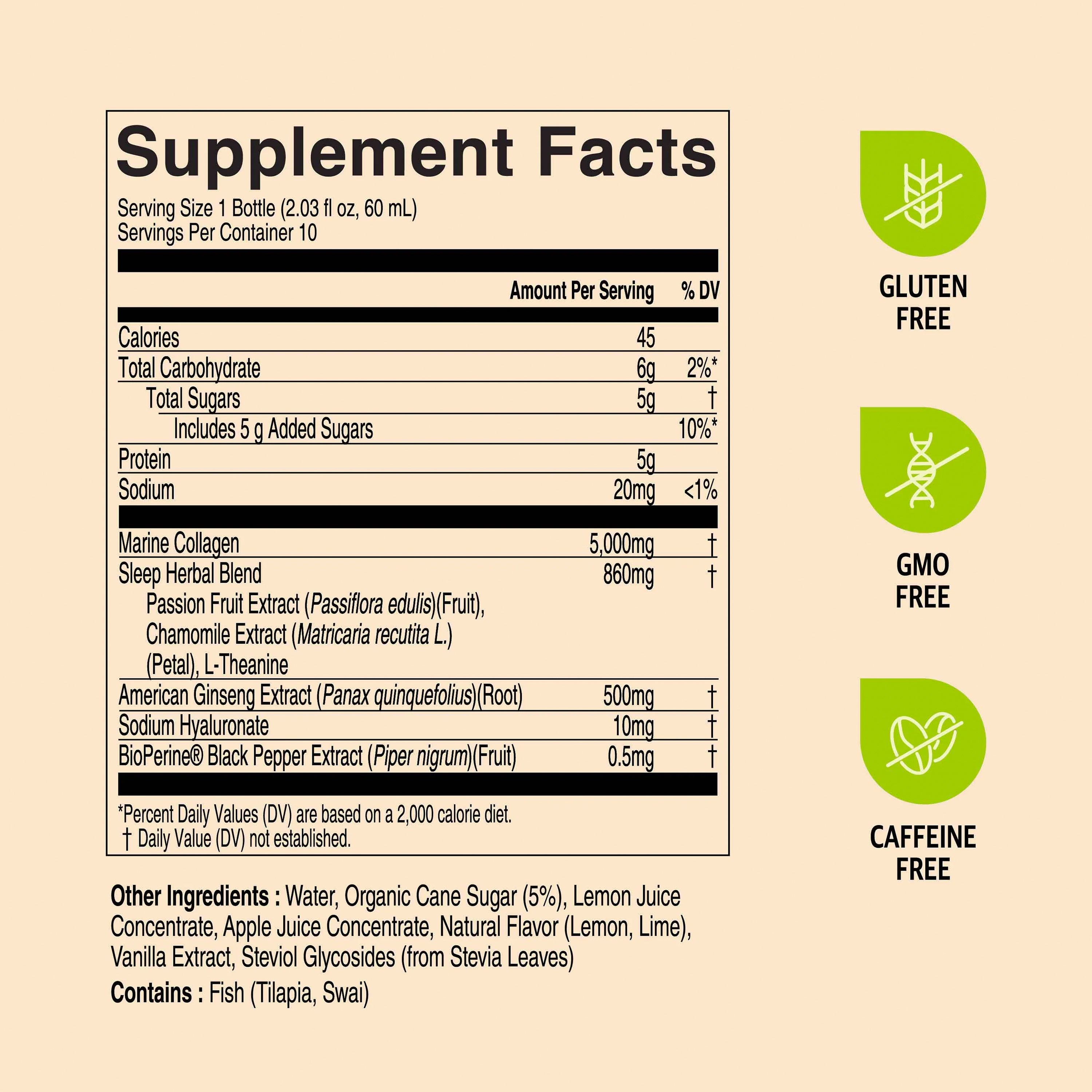 Adapto Collagen — Sleep Support Collagen Drink