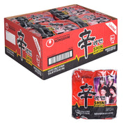 Shin Ramyun — Original Multipack — wholesale case shown with one multipack