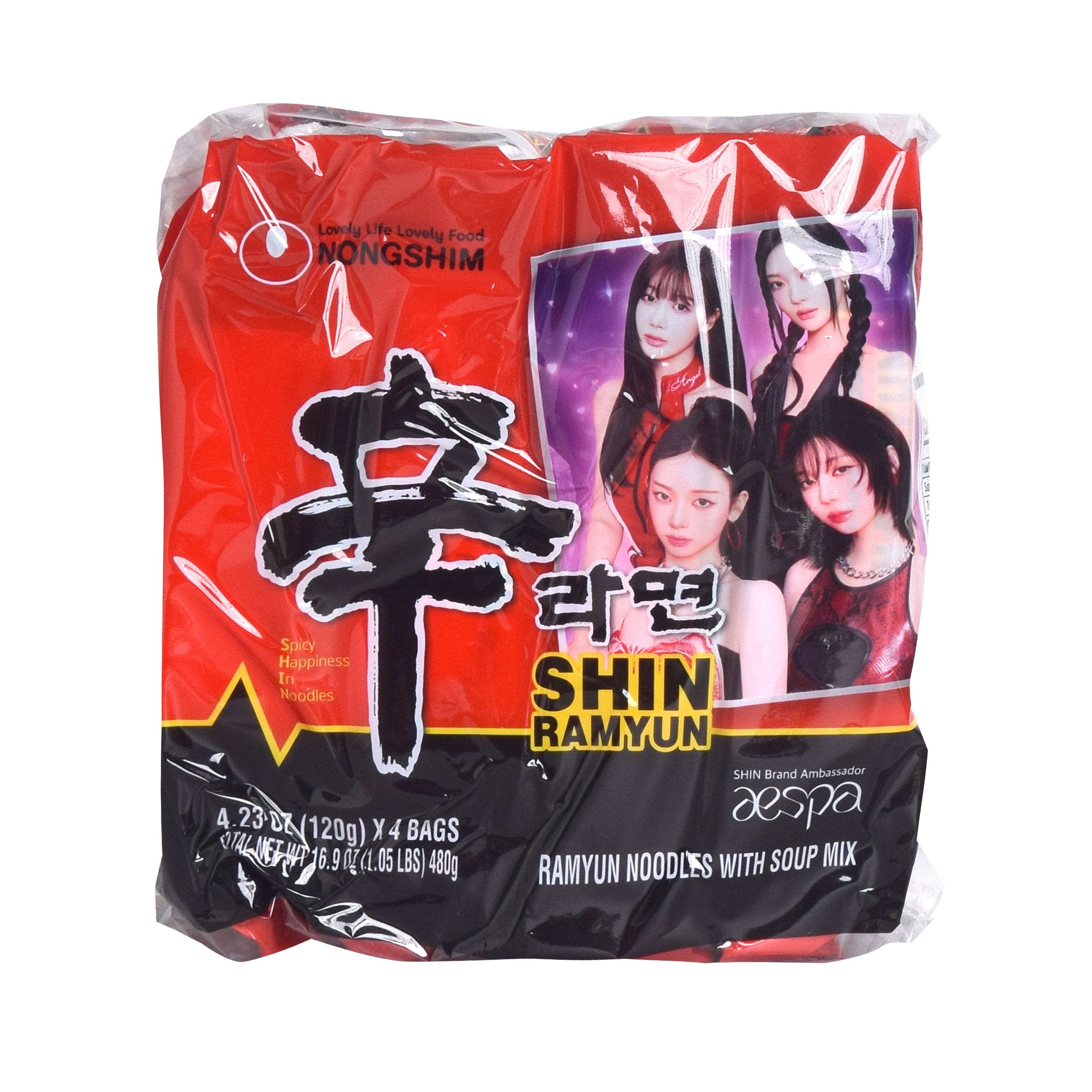 Shin Ramyun — Original Multipack — front of the multipack