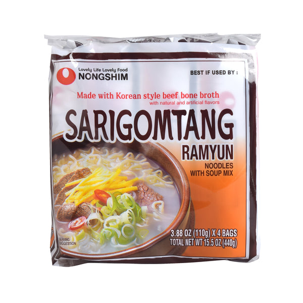 Sari Gomtang — Beef Bone Broth Noodle Soup, Multipack — front of the multipack