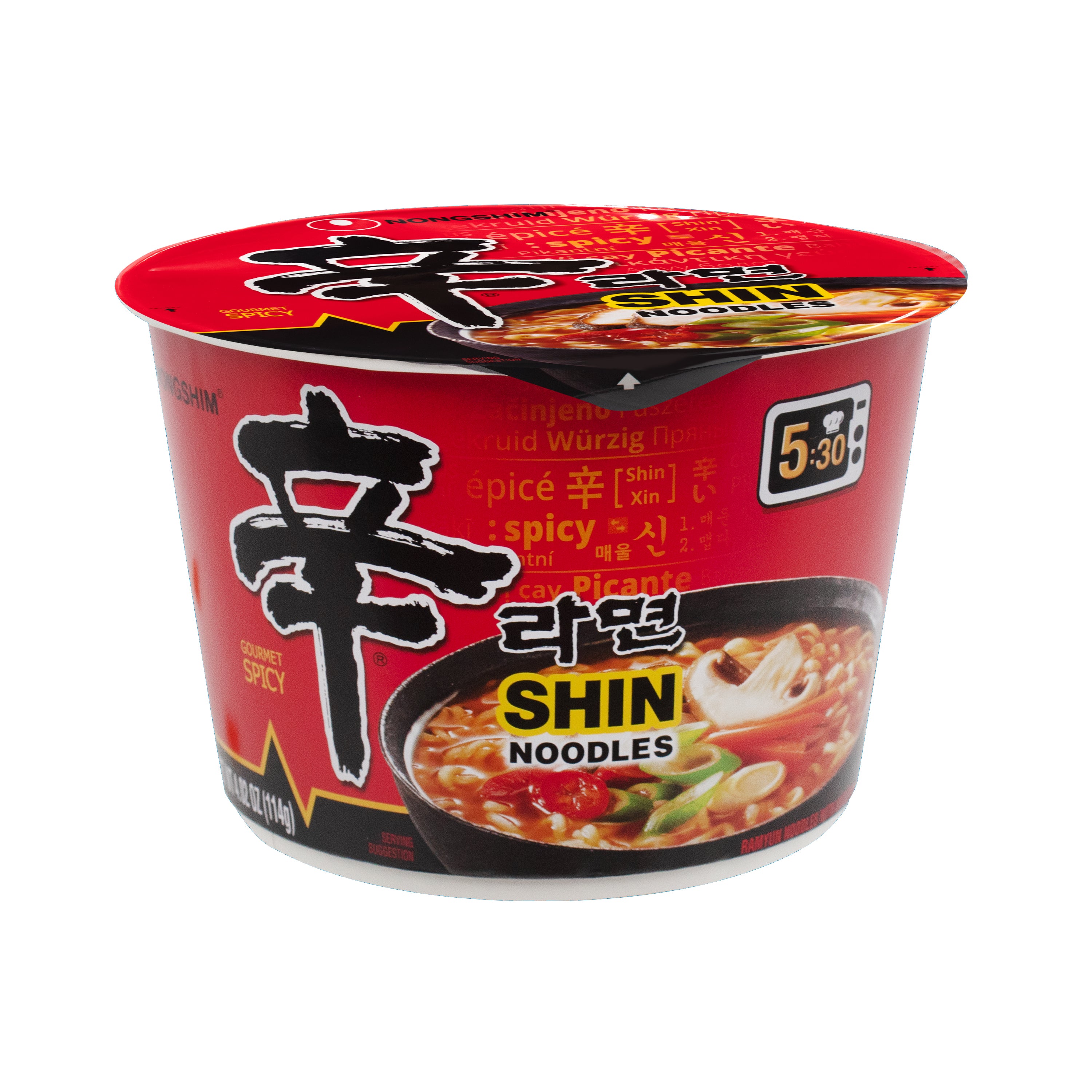 Shin Ramyun Big Bowl — Spicy Korean Instant Noodle Bowl