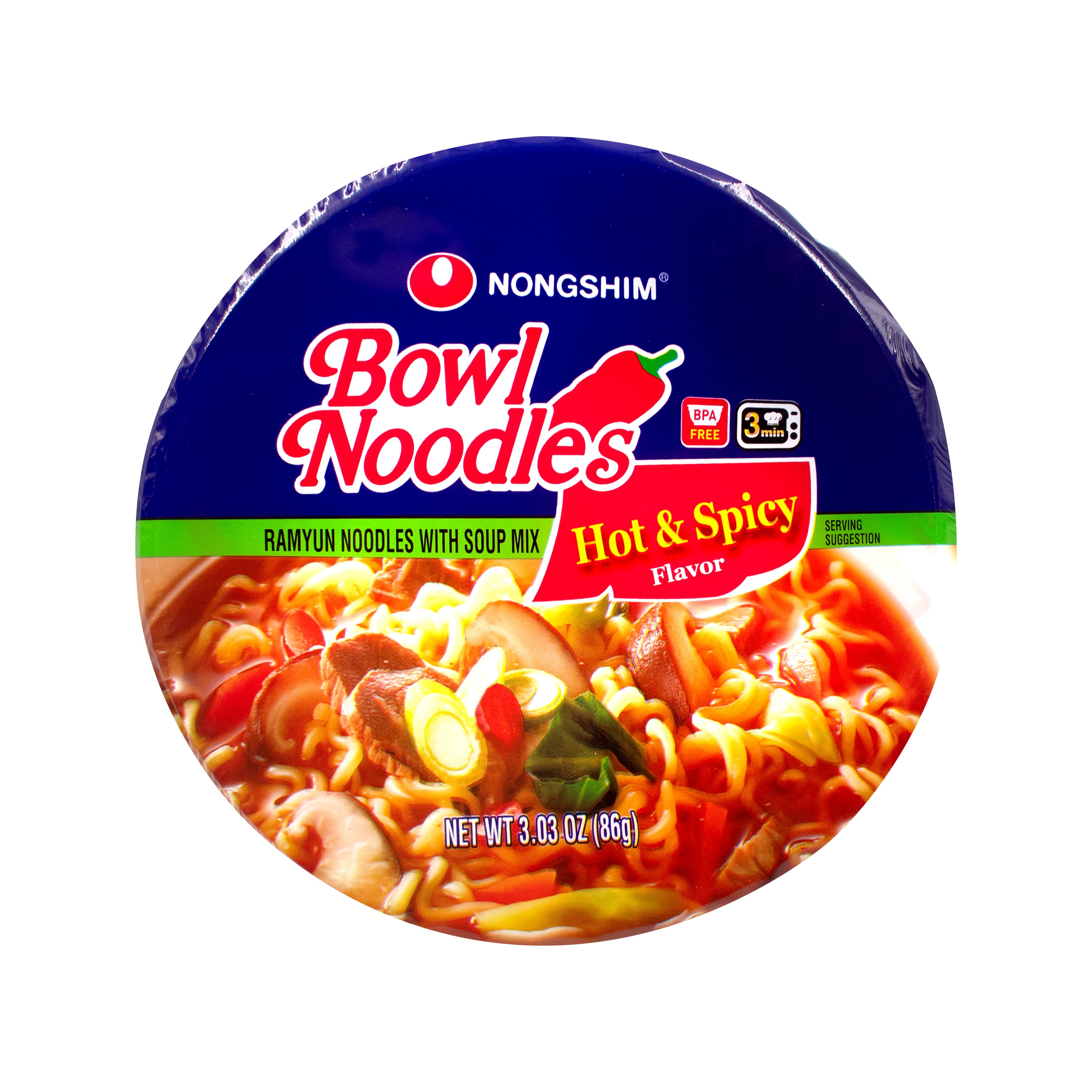 Bowl Noodle — Hot & Spicy – Top
