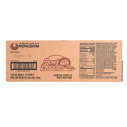 Bowl Noodle — Savory Beef — case panel with Nutrition Facts