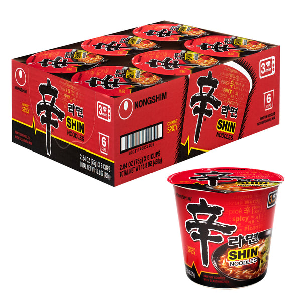 Shin Ramyun Cup Noodle — Spicy Instant Noodle Cup – Main
