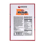 Neoguri Cup Noodle — Spicy Seafood Instant Noodle Cup — Nutrition Facts and ingredients panel