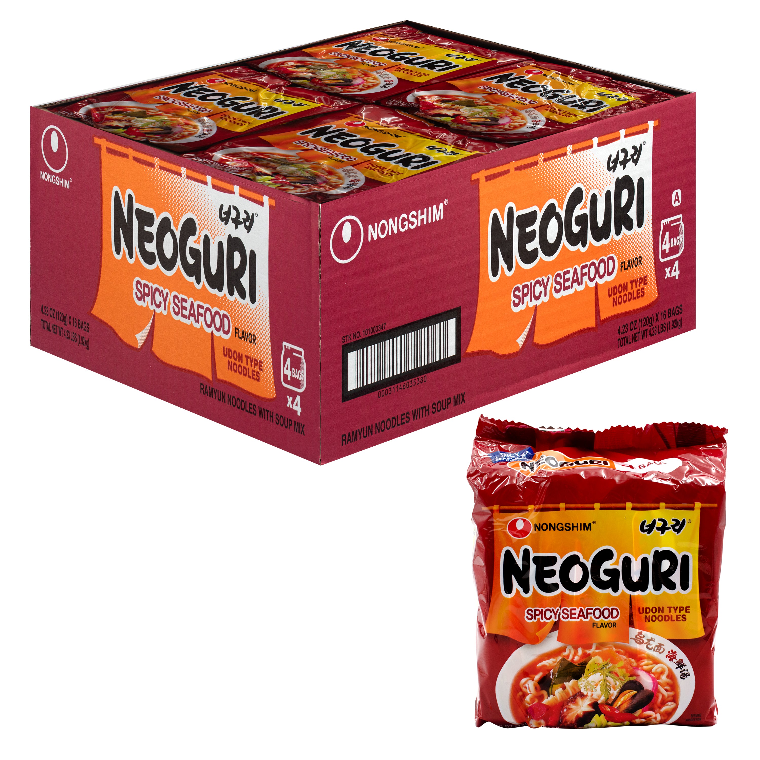 Neoguri — Spicy — front of the pack
