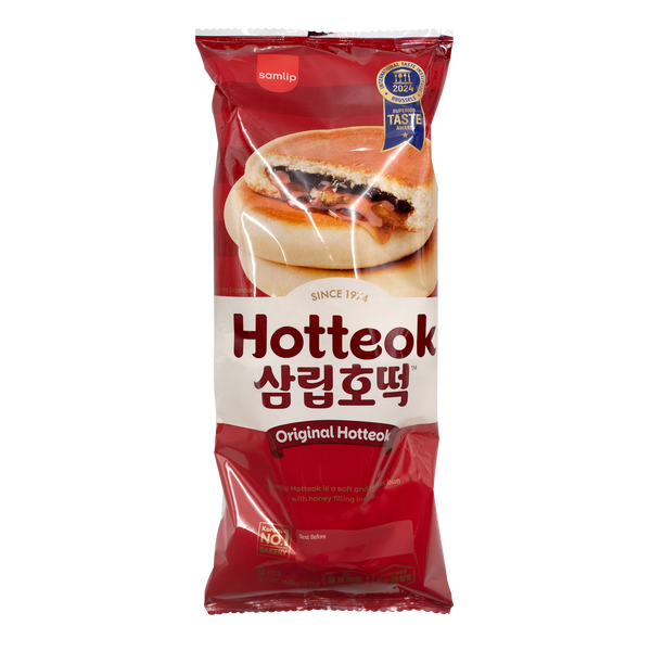 Hotteok — Honey-Filled Sweet Pancake Bun – Front