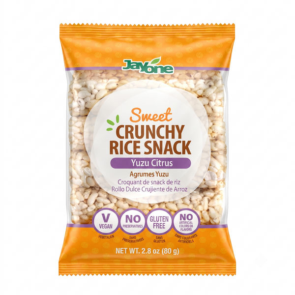 Crunchy Rice Snack — Yuzu Citron