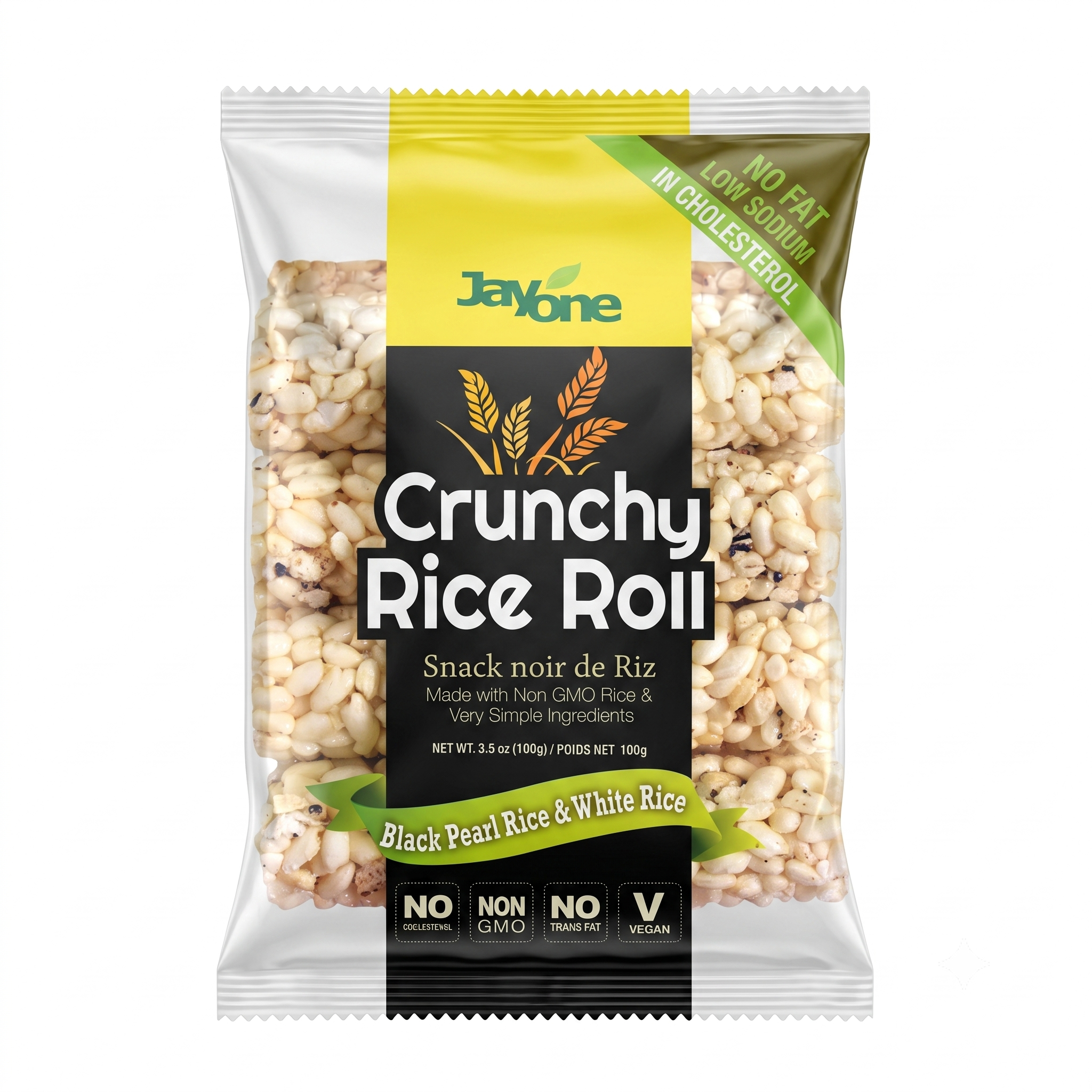 Crunchy Rice Roll — Black Rice